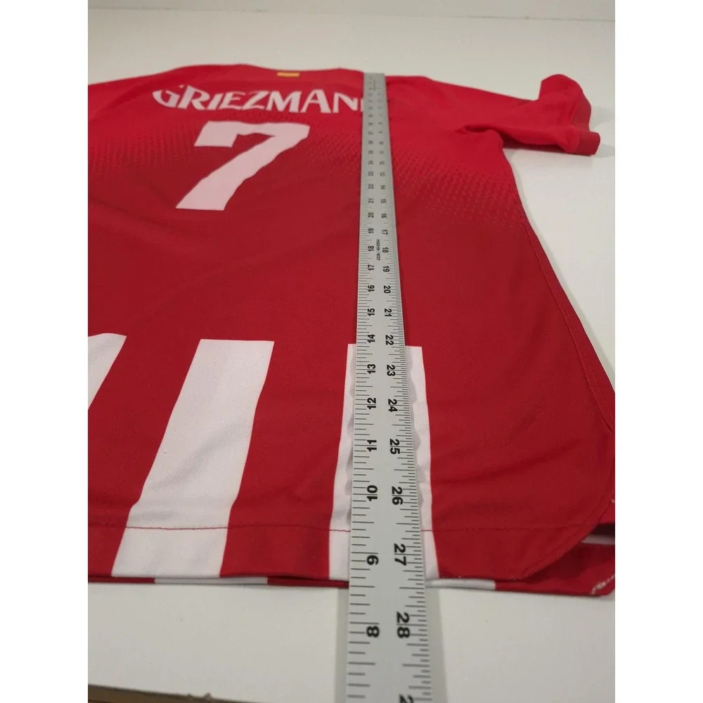 Atletico Madrid Jersey Mens Medium Red Home Soccer Nike Dri-FIT Griezmann 7